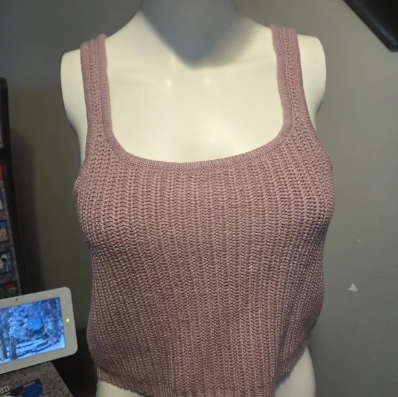 Women's Purple/lilac Areopostale Knit Tank Top Xl - Picture 4 of 5